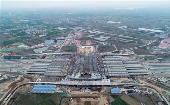 东津高铁站进入最后的建设阶段.jpg